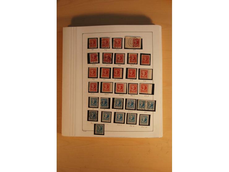 1945/49, sehr umfangreiche, ungebrauchte/postfrische und gestempelte Sammlung inkl. einiger Lokalausgaben mit vielen Farben, 