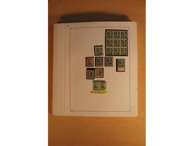 1945/49, sehr umfangreiche, ungebrauchte/postfrische und gestempelte Sammlung inkl. einiger Lokalausgaben mit vielen Farben, 