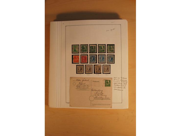 1945/49, sehr umfangreiche, ungebrauchte/postfrische und gestempelte Sammlung inkl. einiger Lokalausgaben mit vielen Farben, 