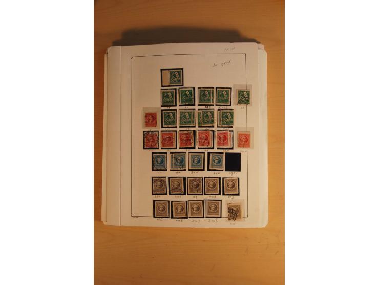 1945/49, sehr umfangreiche, ungebrauchte/postfrische und gestempelte Sammlung inkl. einiger Lokalausgaben mit vielen Farben, 