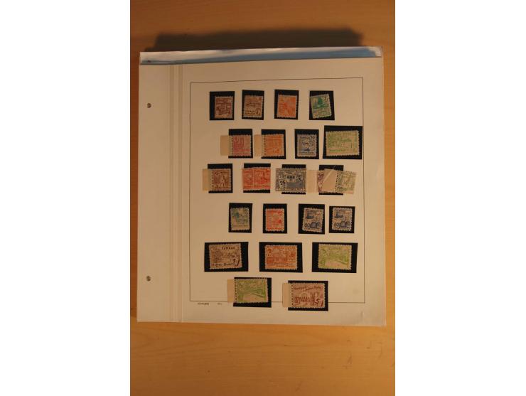 1945/49, sehr umfangreiche, ungebrauchte/postfrische und gestempelte Sammlung inkl. einiger Lokalausgaben mit vielen Farben, 