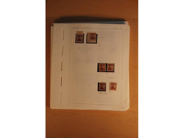 1945/49, sehr umfangreiche, ungebrauchte/postfrische und gestempelte Sammlung inkl. einiger Lokalausgaben mit vielen Farben, 