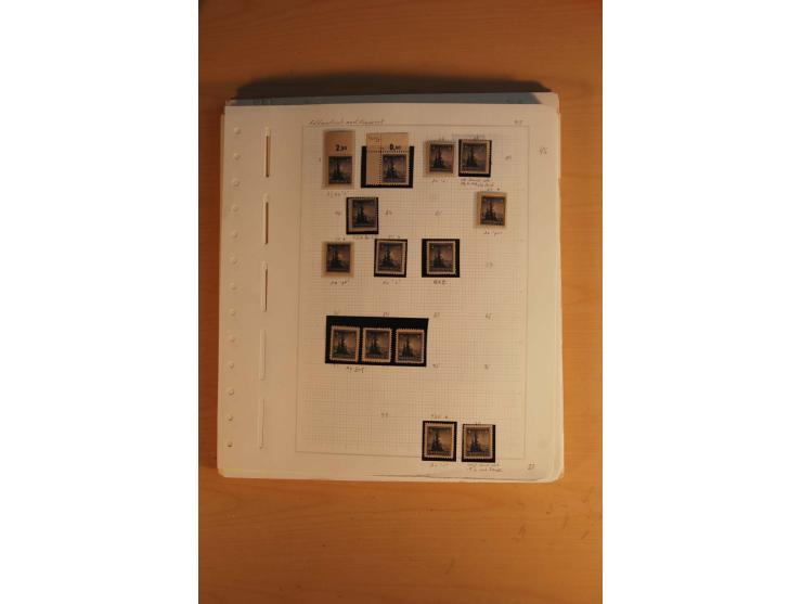 1945/49, sehr umfangreiche, ungebrauchte/postfrische und gestempelte Sammlung inkl. einiger Lokalausgaben mit vielen Farben, 