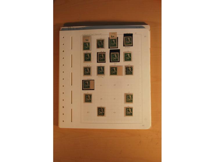 1945/49, sehr umfangreiche, ungebrauchte/postfrische und gestempelte Sammlung inkl. einiger Lokalausgaben mit vielen Farben, 