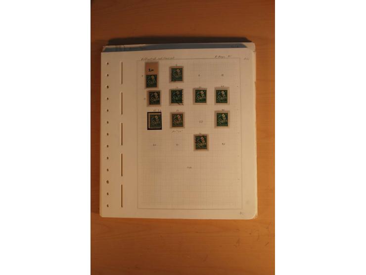 1945/49, sehr umfangreiche, ungebrauchte/postfrische und gestempelte Sammlung inkl. einiger Lokalausgaben mit vielen Farben, 
