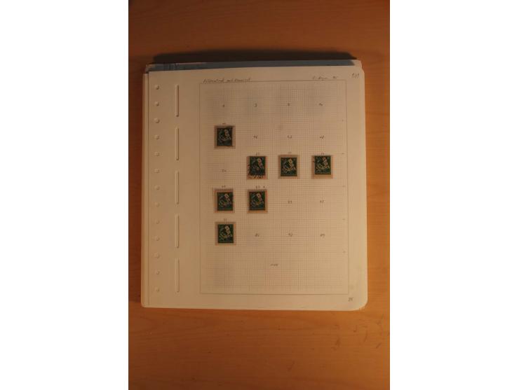 1945/49, sehr umfangreiche, ungebrauchte/postfrische und gestempelte Sammlung inkl. einiger Lokalausgaben mit vielen Farben, 