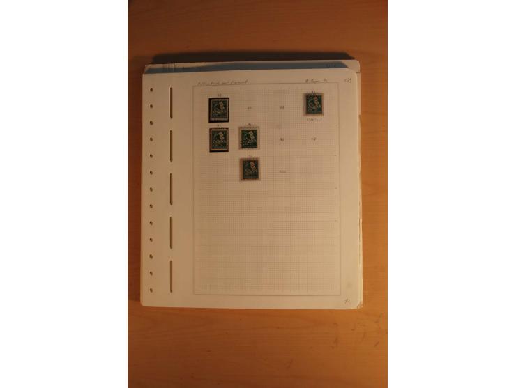 1945/49, sehr umfangreiche, ungebrauchte/postfrische und gestempelte Sammlung inkl. einiger Lokalausgaben mit vielen Farben, 