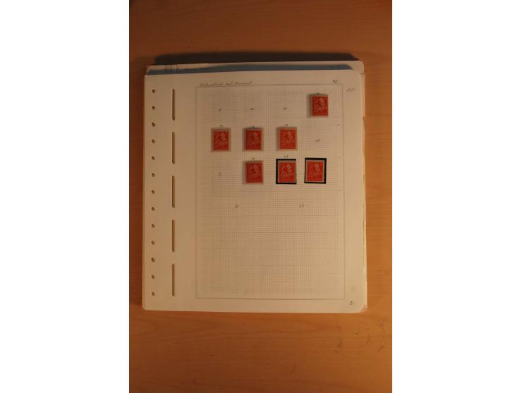 1945/49, sehr umfangreiche, ungebrauchte/postfrische und gestempelte Sammlung inkl. einiger Lokalausgaben mit vielen Farben, 