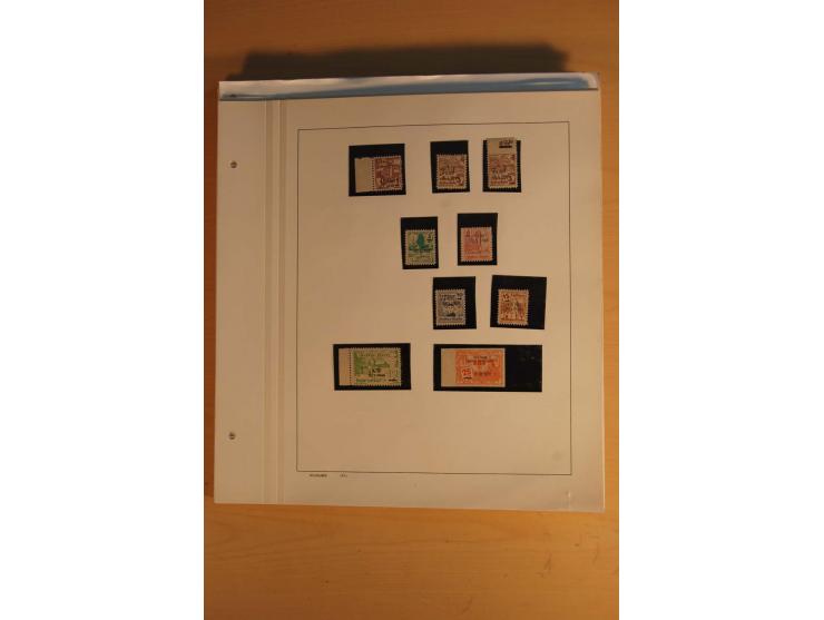 1945/49, sehr umfangreiche, ungebrauchte/postfrische und gestempelte Sammlung inkl. einiger Lokalausgaben mit vielen Farben, 