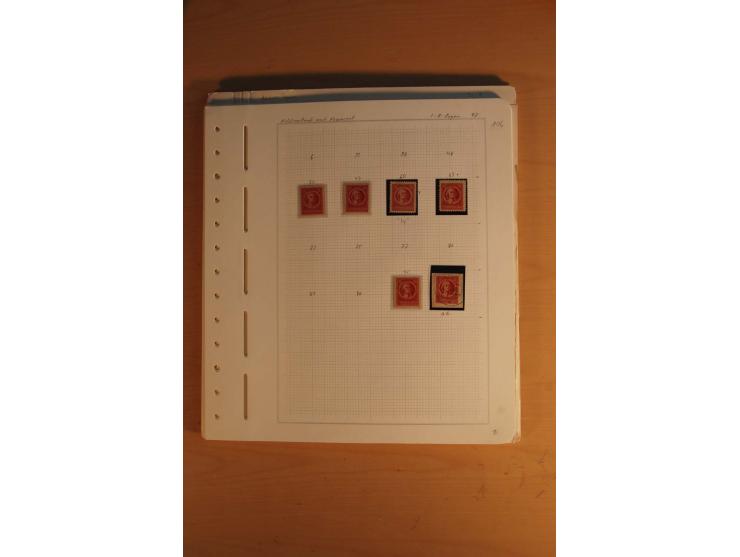 1945/49, sehr umfangreiche, ungebrauchte/postfrische und gestempelte Sammlung inkl. einiger Lokalausgaben mit vielen Farben, 