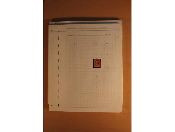 1945/49, sehr umfangreiche, ungebrauchte/postfrische und gestempelte Sammlung inkl. einiger Lokalausgaben mit vielen Farben, 