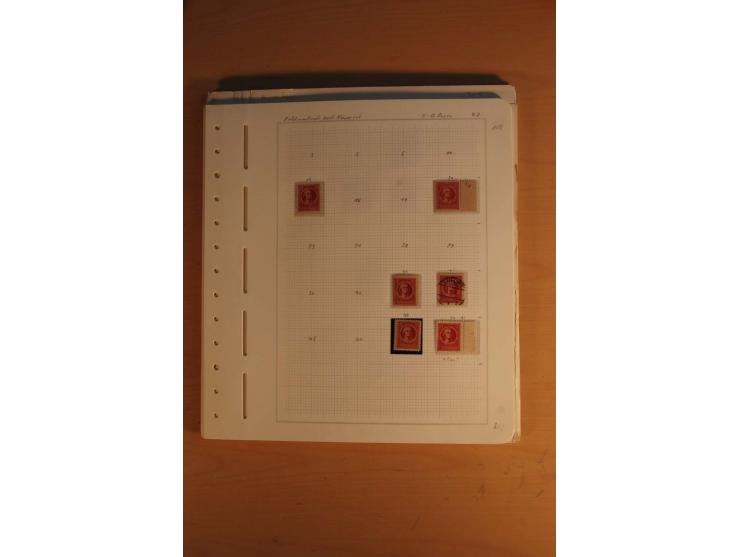 1945/49, sehr umfangreiche, ungebrauchte/postfrische und gestempelte Sammlung inkl. einiger Lokalausgaben mit vielen Farben, 