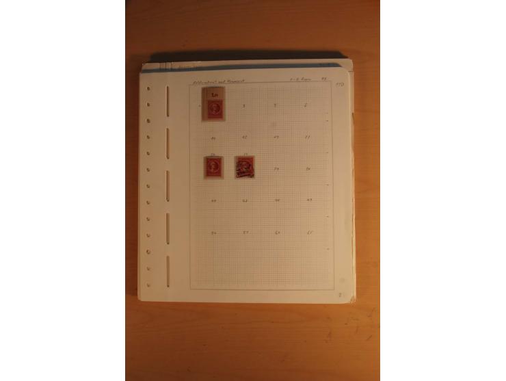 1945/49, sehr umfangreiche, ungebrauchte/postfrische und gestempelte Sammlung inkl. einiger Lokalausgaben mit vielen Farben, 