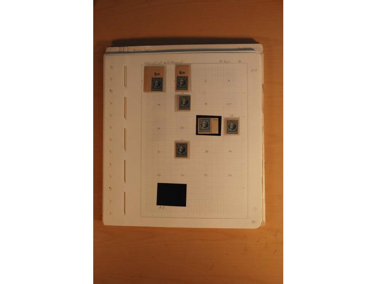 1945/49, sehr umfangreiche, ungebrauchte/postfrische und gestempelte Sammlung inkl. einiger Lokalausgaben mit vielen Farben, 