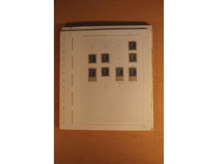 1945/49, sehr umfangreiche, ungebrauchte/postfrische und gestempelte Sammlung inkl. einiger Lokalausgaben mit vielen Farben, 