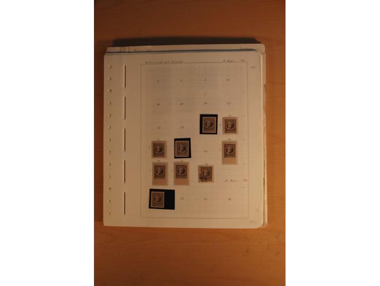 1945/49, sehr umfangreiche, ungebrauchte/postfrische und gestempelte Sammlung inkl. einiger Lokalausgaben mit vielen Farben, 