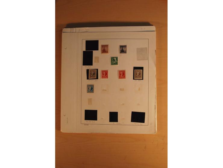 1945/49, sehr umfangreiche, ungebrauchte/postfrische und gestempelte Sammlung inkl. einiger Lokalausgaben mit vielen Farben, 