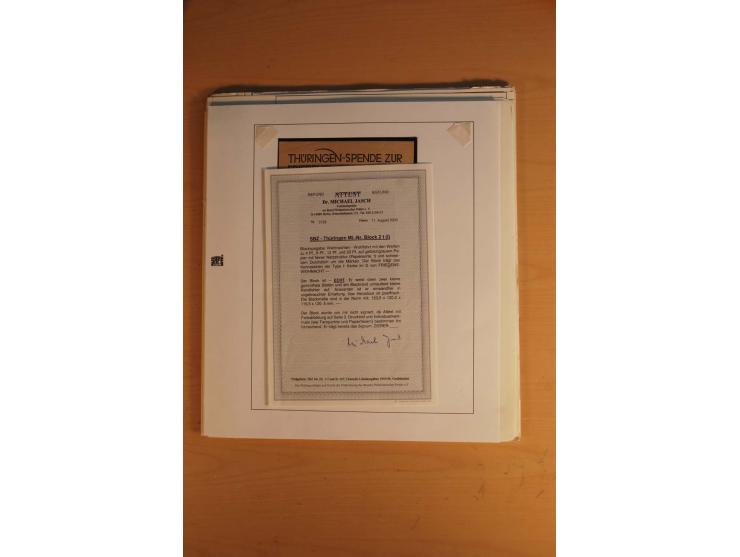 1945/49, sehr umfangreiche, ungebrauchte/postfrische und gestempelte Sammlung inkl. einiger Lokalausgaben mit vielen Farben, 