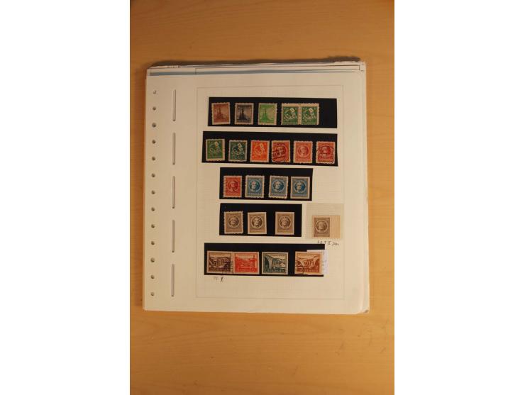 1945/49, sehr umfangreiche, ungebrauchte/postfrische und gestempelte Sammlung inkl. einiger Lokalausgaben mit vielen Farben, 