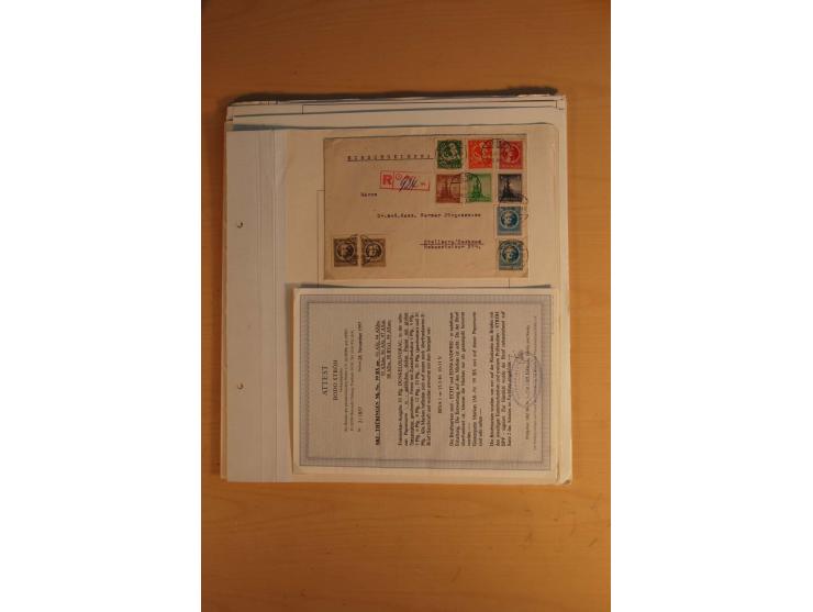 1945/49, sehr umfangreiche, ungebrauchte/postfrische und gestempelte Sammlung inkl. einiger Lokalausgaben mit vielen Farben, 