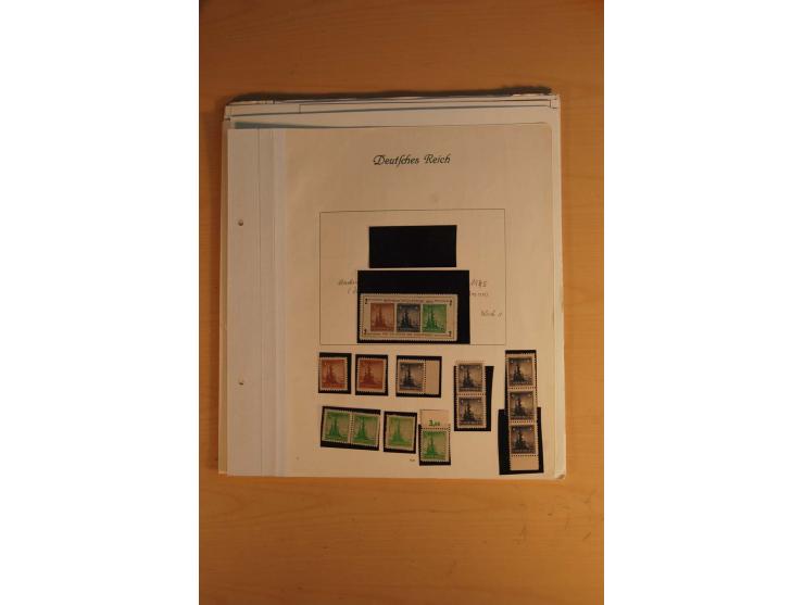 1945/49, sehr umfangreiche, ungebrauchte/postfrische und gestempelte Sammlung inkl. einiger Lokalausgaben mit vielen Farben, 