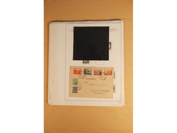 1945/49, sehr umfangreiche, ungebrauchte/postfrische und gestempelte Sammlung inkl. einiger Lokalausgaben mit vielen Farben, 