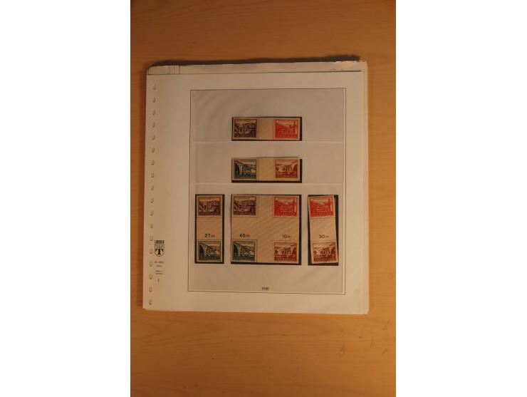 1945/49, sehr umfangreiche, ungebrauchte/postfrische und gestempelte Sammlung inkl. einiger Lokalausgaben mit vielen Farben, 