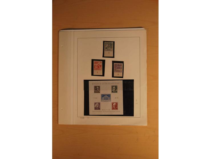 1945/49, sehr umfangreiche, ungebrauchte/postfrische und gestempelte Sammlung inkl. einiger Lokalausgaben mit vielen Farben, 