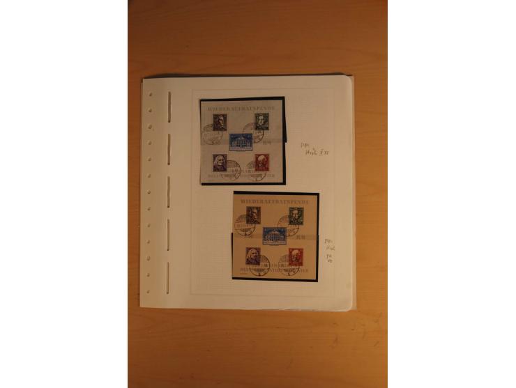 1945/49, sehr umfangreiche, ungebrauchte/postfrische und gestempelte Sammlung inkl. einiger Lokalausgaben mit vielen Farben, 
