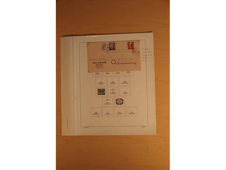 1945/49, sehr umfangreiche, ungebrauchte/postfrische und gestempelte Sammlung inkl. einiger Lokalausgaben mit vielen Farben, 