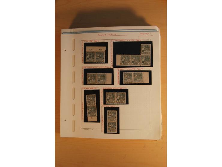 1945/49, sehr umfangreiche, ungebrauchte/postfrische und gestempelte Sammlung inkl. einiger Lokalausgaben mit vielen Farben, 
