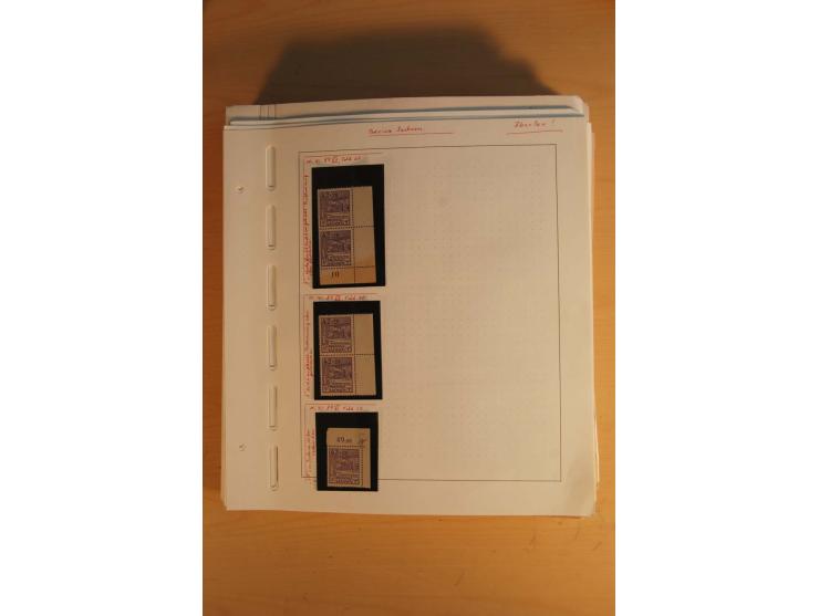 1945/49, sehr umfangreiche, ungebrauchte/postfrische und gestempelte Sammlung inkl. einiger Lokalausgaben mit vielen Farben, 