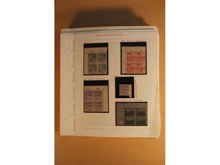 1945/49, sehr umfangreiche, ungebrauchte/postfrische und gestempelte Sammlung inkl. einiger Lokalausgaben mit vielen Farben, 