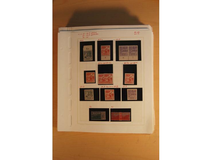 1945/49, sehr umfangreiche, ungebrauchte/postfrische und gestempelte Sammlung inkl. einiger Lokalausgaben mit vielen Farben, 