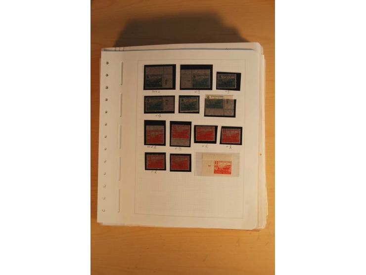 1945/49, sehr umfangreiche, ungebrauchte/postfrische und gestempelte Sammlung inkl. einiger Lokalausgaben mit vielen Farben, 