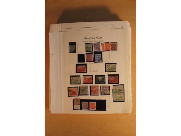 1945/49, sehr umfangreiche, ungebrauchte/postfrische und gestempelte Sammlung inkl. einiger Lokalausgaben mit vielen Farben, 