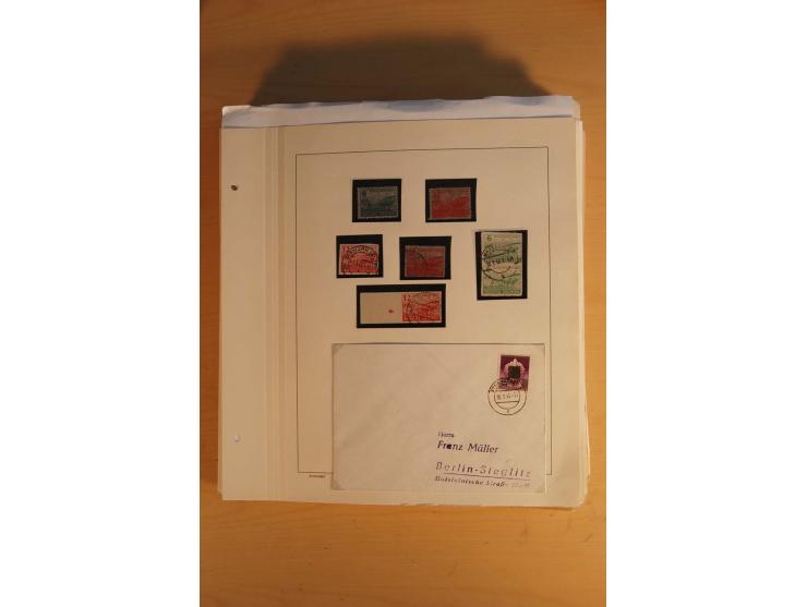 1945/49, sehr umfangreiche, ungebrauchte/postfrische und gestempelte Sammlung inkl. einiger Lokalausgaben mit vielen Farben, 