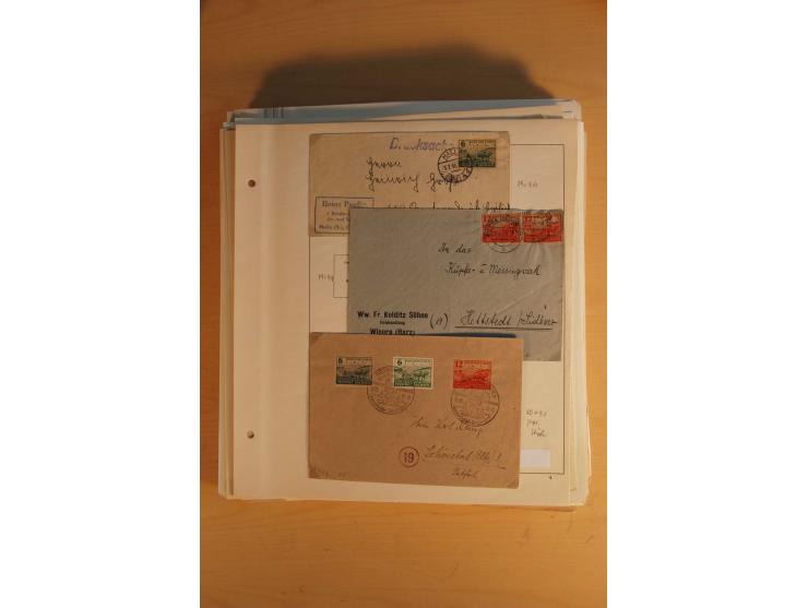 1945/49, sehr umfangreiche, ungebrauchte/postfrische und gestempelte Sammlung inkl. einiger Lokalausgaben mit vielen Farben, 