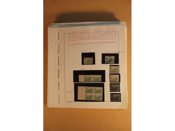 1945/49, sehr umfangreiche, ungebrauchte/postfrische und gestempelte Sammlung inkl. einiger Lokalausgaben mit vielen Farben, 