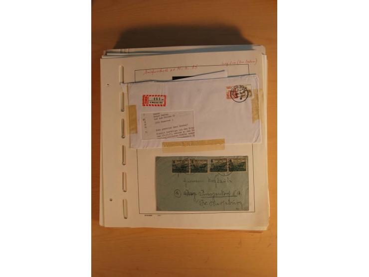 1945/49, sehr umfangreiche, ungebrauchte/postfrische und gestempelte Sammlung inkl. einiger Lokalausgaben mit vielen Farben, 