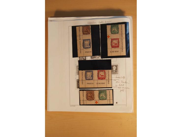 1945/49, sehr umfangreiche, ungebrauchte/postfrische und gestempelte Sammlung inkl. einiger Lokalausgaben mit vielen Farben, 