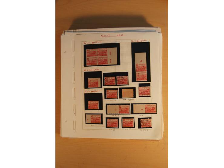 1945/49, sehr umfangreiche, ungebrauchte/postfrische und gestempelte Sammlung inkl. einiger Lokalausgaben mit vielen Farben, 