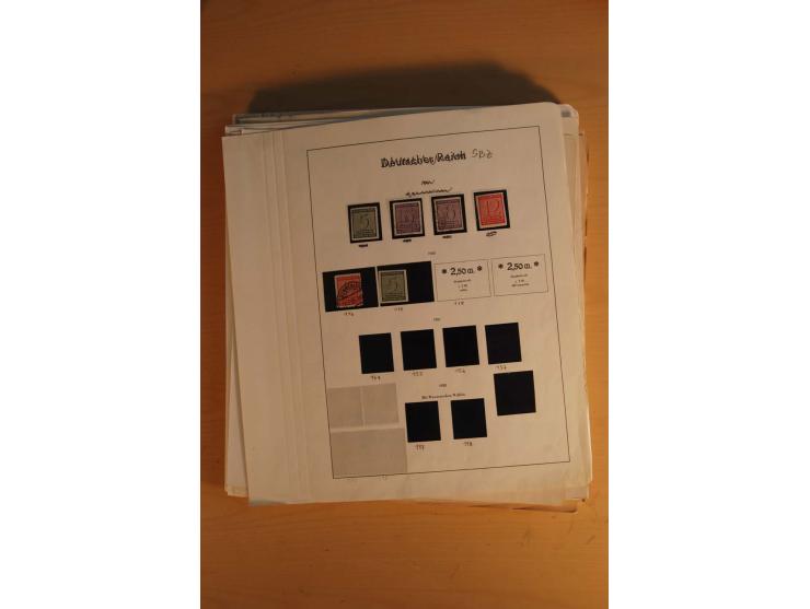 1945/49, sehr umfangreiche, ungebrauchte/postfrische und gestempelte Sammlung inkl. einiger Lokalausgaben mit vielen Farben, 