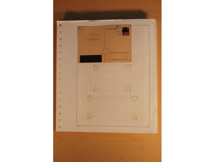 1945/49, sehr umfangreiche, ungebrauchte/postfrische und gestempelte Sammlung inkl. einiger Lokalausgaben mit vielen Farben, 