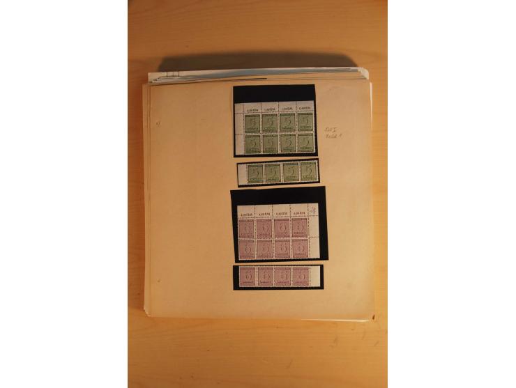 1945/49, sehr umfangreiche, ungebrauchte/postfrische und gestempelte Sammlung inkl. einiger Lokalausgaben mit vielen Farben, 