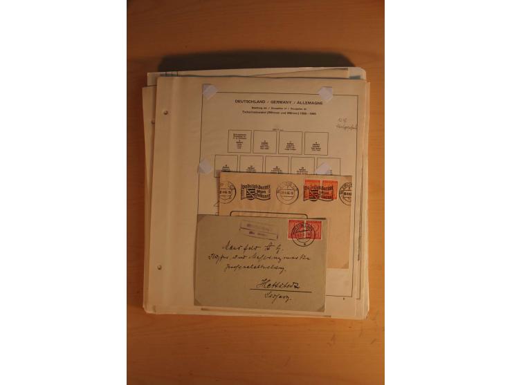 1945/49, sehr umfangreiche, ungebrauchte/postfrische und gestempelte Sammlung inkl. einiger Lokalausgaben mit vielen Farben, 
