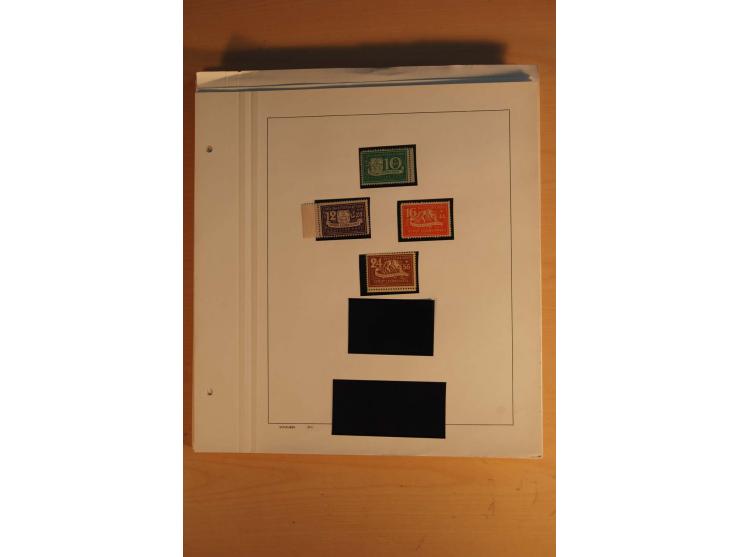 1945/49, sehr umfangreiche, ungebrauchte/postfrische und gestempelte Sammlung inkl. einiger Lokalausgaben mit vielen Farben, 