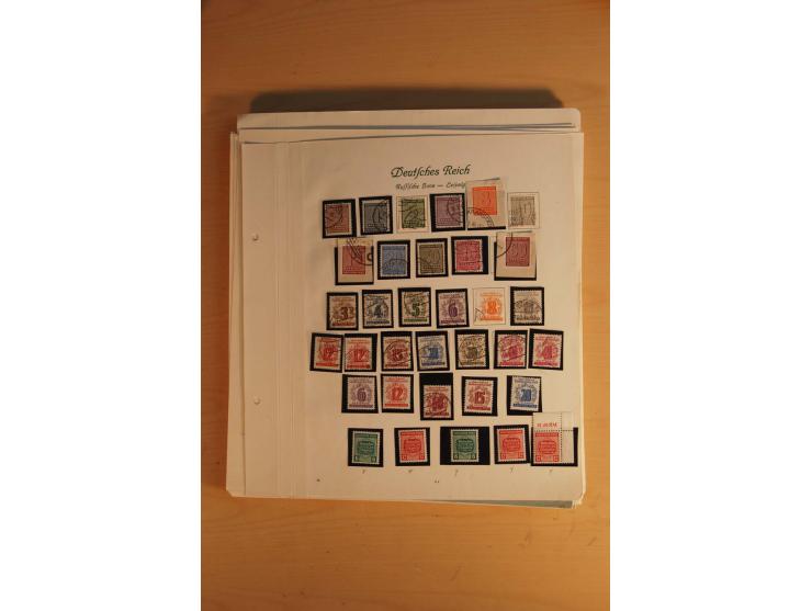 1945/49, sehr umfangreiche, ungebrauchte/postfrische und gestempelte Sammlung inkl. einiger Lokalausgaben mit vielen Farben, 