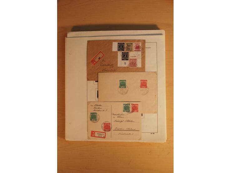 1945/49, sehr umfangreiche, ungebrauchte/postfrische und gestempelte Sammlung inkl. einiger Lokalausgaben mit vielen Farben, 