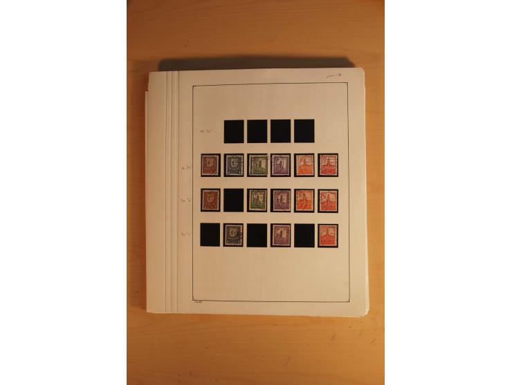 1945/49, sehr umfangreiche, ungebrauchte/postfrische und gestempelte Sammlung inkl. einiger Lokalausgaben mit vielen Farben, 